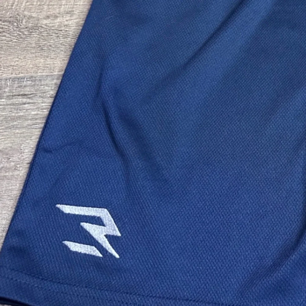 Nike 3Brand Russell Wilson Boys Navy Blue Athletic Shorts Size L 12-13Y